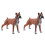 2 Pièces Chien En Plastique Décoration Bureau 2
