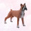 2 Pièces Chien En Plastique Décoration Bureau 11