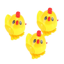 3Teiliges Aufzieh Huhn Spielzeug, Gelbes Hüpfendes Huhn