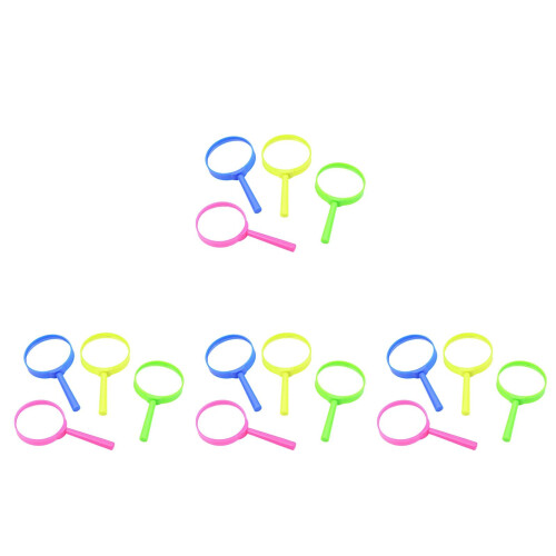 16 Pcs Plastic Handheld Magnifying Glasses For Kids Reading 2