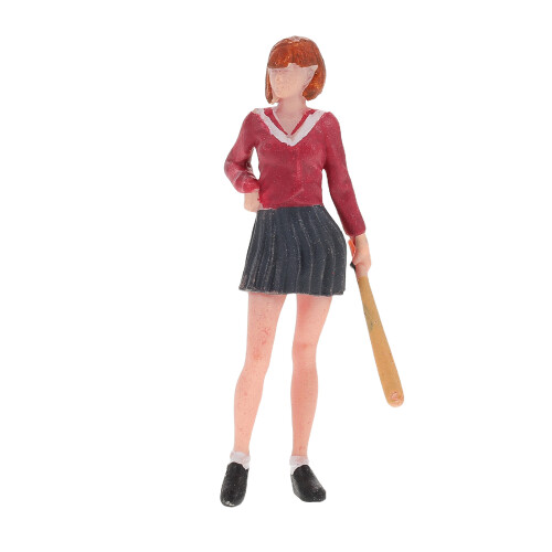 4 Piezas Mini Persona: Chica Con Uniforme Béisbol Para