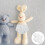 4Stk Stuffed Bear Unterwäsche Kuscheltier Plüschbär 5