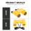 Creative Yellow Children Binoculars For Bird Watching And Play 10