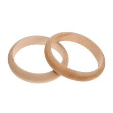 2 Unidades Pulseras De Madera En Para Niños Y Manualidades