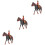 3 Ensembles De Décor Cowboy Bureau Imitation 6