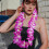 Collier De Fleurs En Pour Danse Hawaïenne Violet 11