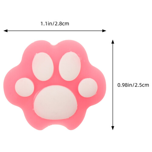 12 Pièces Dessus De Crayon Motif Chat Pince Silicone 2