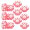 12 Pièces Dessus De Crayon Motif Chat Pince Silicone 11