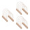 15 Unidades De Croquet Con Base Madera 9
