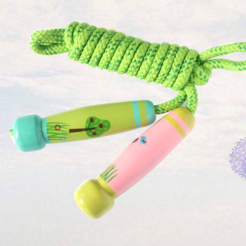 Holzgriff Springseil Für Kinder Größenangabe Waldstil 2
