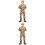 2 Pièces Figurine Soldat Pour Bac À Sable Décoration Mini 7