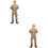 2 Pièces Figurine Soldat Pour Bac À Sable Décoration Mini 8