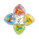 4 Pièces 3D Balle Cœur 50 Barrières Perles 8