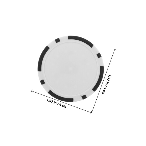 50Pcs Plastic Poker Chips Round Colored Game Counters 1