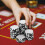 50Pcs Plastic Poker Chips Round Colored Game Counters 4