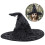 Witch Hat With Broken Holes Pointed Design For Halloween Masquerade 8