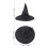 Witch Hat With Broken Holes Pointed Design For Halloween Masquerade 3