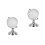 2Pcs Mini Rotatable Glass Globe With Stand For Home Office Decor 10