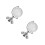2Pcs Mini Rotatable Glass Globe With Stand For Home Office Decor 5