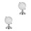 2Pcs Mini Rotatable Glass Globe With Stand For Home Office Decor 4