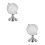2Pcs Mini Rotatable Glass Globe With Stand For Home Office Decor 7