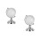 2Pcs Mini Rotatable Glass Globe With Stand For Home Office Decor 6