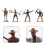 16 Figurines Miniatures De Cowboy Pour Décorations Et Collections 11