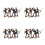 16 Figurines Miniatures De Cowboy Pour Décorations Et Collections 10