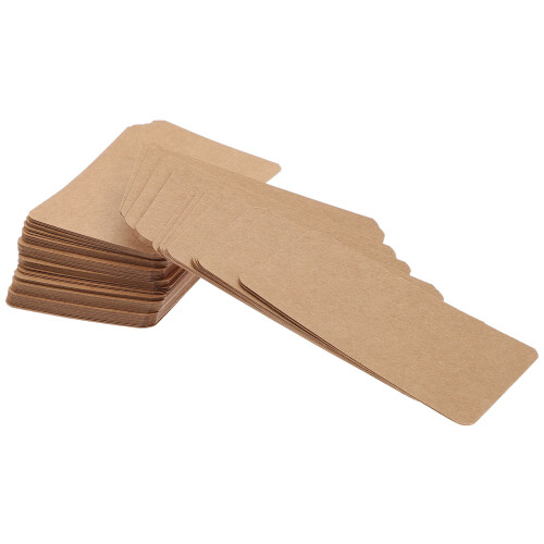100Pcs Diy Blank Double-Side Solid Color Cards 2