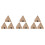 9 Pièces Pyramide En Résine Jouet Égyptien Figurines Sable Table 7
