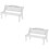 2Pcs Mini Diy Wooden Bench For Figurine Display 8