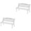 2Pcs Mini Diy Wooden Bench For Figurine Display 5