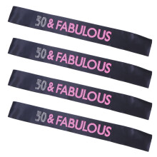 4 Pièces Ceinture Anniversaire Épaule Banquet