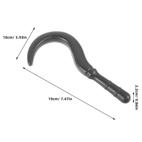 4 Pcs Plastic Pirate Hook Handheld Accessory For Kids And Adults 1
