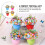 4 Pièces Kit Fleurs Enfants Bricolage Boutons Loisirs 10