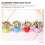 4 Pièces Kit Fleurs Enfants Bricolage Boutons Loisirs 11