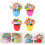 4 Pièces Kit Fleurs Enfants Bricolage Boutons Loisirs 5