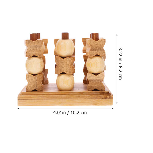 Ensemble De Jeu D'Échecs En Bois 3D Plateau Jouet Éducatif 2