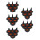 30 Pcs Felt Witch Hats Halloween Decorations Wizard Hat Bottle Caps 10