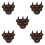30 Pcs Felt Witch Hats Halloween Decorations Wizard Hat Bottle Caps 8