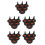 30 Pcs Felt Witch Hats Halloween Decorations Wizard Hat Bottle Caps 6