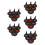 30 Pcs Felt Witch Hats Halloween Decorations Wizard Hat Bottle Caps 5