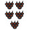 30 Pcs Felt Witch Hats Halloween Decorations Wizard Hat Bottle Caps 4