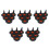 30 Pcs Felt Witch Hats Halloween Decorations Wizard Hat Bottle Caps 9