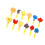 12 Pièces Ensemble Brosse Éponge Peinture Pour Enfants 4