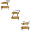 3Pcs Mini House Storage Rack Shelf Mini Furniture Accessory 11