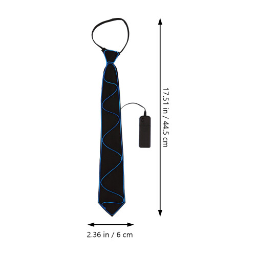 1Pc Led Tie Halloween Costume Accessory Party Decoration 2