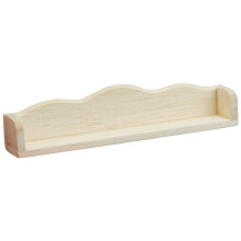 Tiny Wall Mount Wooden Shelf Decor Mini House Wall Stand Craft