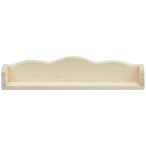 Tiny Wall Mount Wooden Shelf Decor Mini House Wall Stand Craft 1