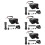 4Pcs Motorcycle Phone Charger USB Type-C Dual Port Handlebar Mount 6